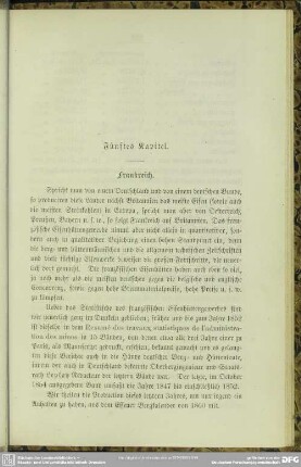 Fünftes Kapitel. Frankreich