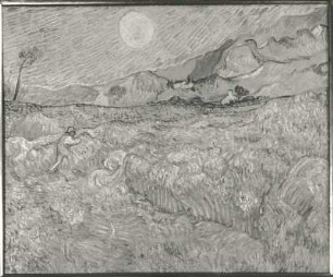 Kornfeld mit Mäher : Vincent van Gogh (1853-1890). Kornfeld mit Mäher