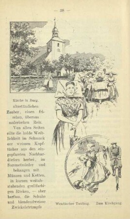 Wendischer Taufzug. Zum Kirchgang