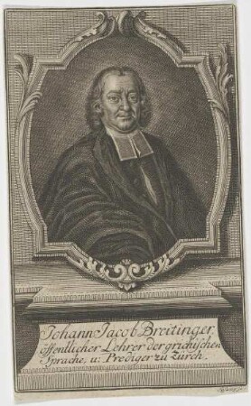 Bildnis des Johann Jacob Breitinger