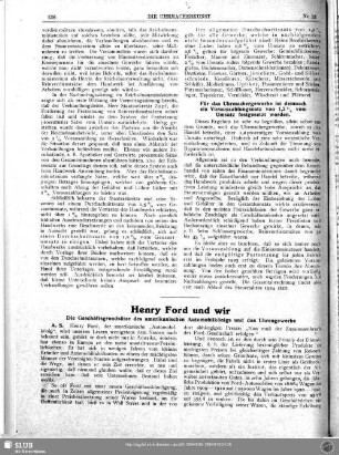 Henry Ford und wir