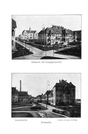 Südansicht vom Kostgängerpavillon. Nordansicht