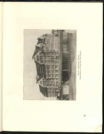 Abb. 60. "Lindwurmhof", München. Betonwerksteine der Firma Gebr. Rank, München.