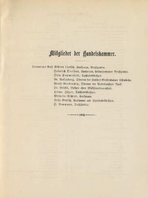 Mitglieder der Handelskammer.