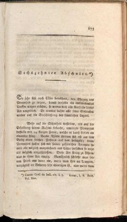 Sechszehnter Abschnitt