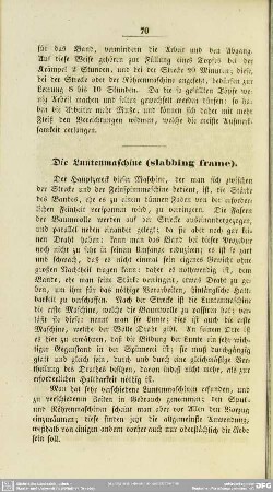 Die Luntenmaschine (slabbing frame)