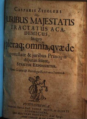 De iuribus maiestatis tractatus