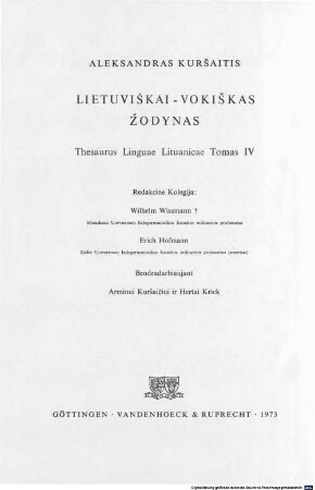 Litauisch-deutsches Wörterbuch, 4