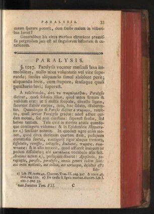 Paralysis