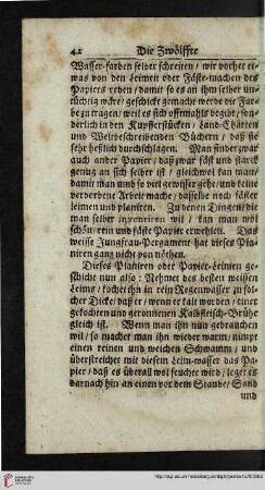 Die Dreyzehende Abtheilung.