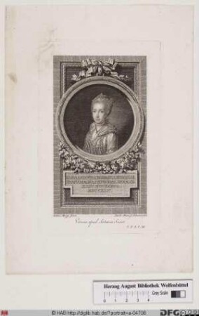 Bildnis Maria Ludovica, römisch-deutsche Kaiserin, geb. Infantin von Spanien