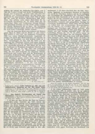 341-343 [Rezension] Schwartz, Eduard, Codex Vaticanus gr. 1431, eine antichalkedonische Sammlung aus der Zeit Kaiser Zenos