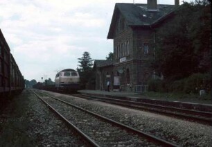 Zwiefaltendorf Lok 215 093 Dg Fahrdienstleiter