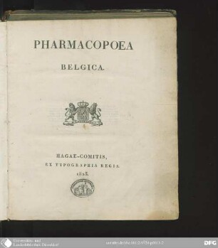 Pharmacopoea Belgica