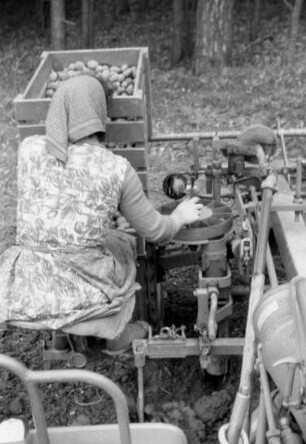 Halbaut. Legemaschine am Fendt GT