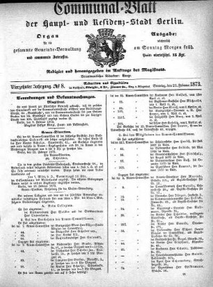 1873,8: No. 8, 23. Februar 1873