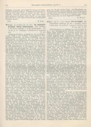 373-374 [Rezension] Wehrung, Geo., Die philosophisch-theologische Methode Schleiermachers