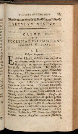 Seculum Sextum.