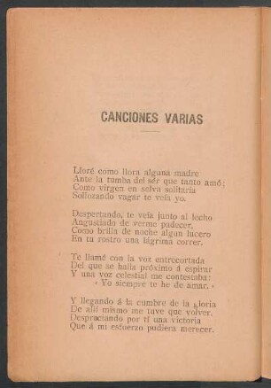 Canciones varias