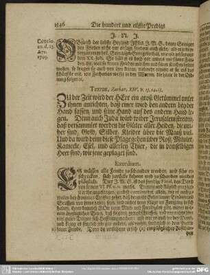 Die hundert und eilffte Predigt aus Zach. XIV. v. 13. 14. 15.