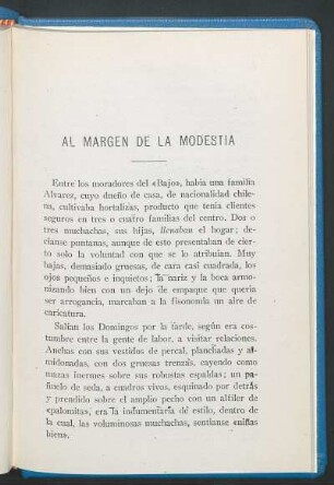 Al margen de la modestia