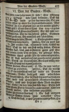 VI. Von der Gnaden-Wahl.