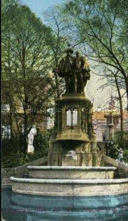 Das Denkmal für die Grafen Egmont und Hoorne in Brüssel