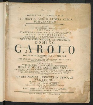 Dissertatio Inauguralis De Prudentia Legislatoria Circa Iusiurandum