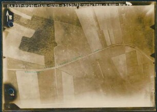 Foto des Geländes nordwestlich von Vaux (Luftbild)