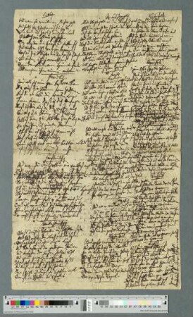 [Klänge aus dem Orient], Gedichtzyklus, Arbeitsmanuskript, [Mitte März bis Anfang Juni 1838]