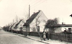 Siedlungsstraße in Weißwasser : Sydlišćowa dróha w Běłej Wodźe