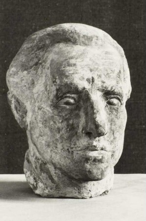 Porträtkopf des Malers Rudolf Nehmer