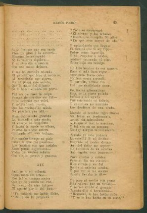XIX [Remedios para un amor desgraciado]