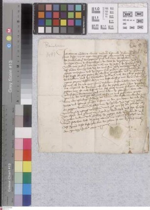 Reinheim: Thomas Cerdonis, Kleriker Trierer Bistums, peversiert sich gegen Landgraf Wilhelm von Hessen, der ihn mit der Pastorei Reinheim versehen...