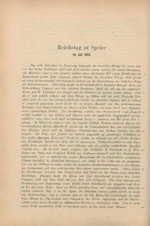 Reichstag zu Speier im Juli 1414