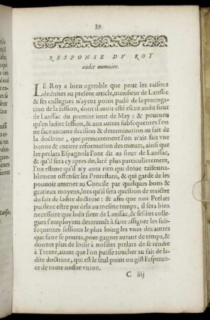 Response Du Roy audit memoire