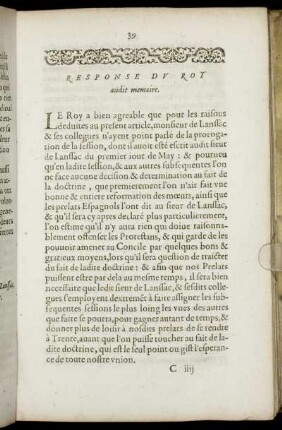 Response Du Roy audit memoire