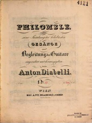 Cavatina: Il mio piano è preparato : aus der Oper: La gazza ladra ; mit Begleitung der Guitarre