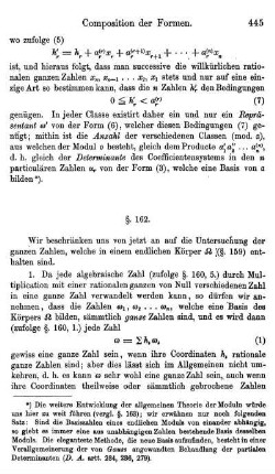 §. 162. Ganze Zahlen eines endlichen Körpers