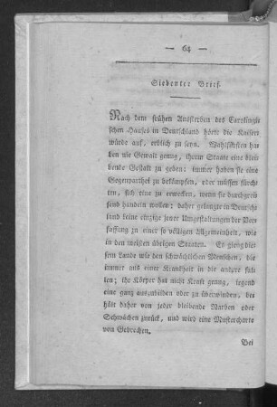 Siebenter Brief.