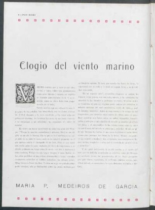 Elogio del viento marino