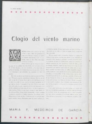 Elogio del viento marino