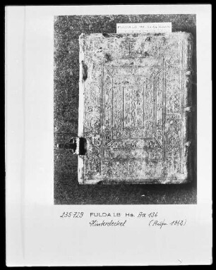 Liturgische Sammelhandschrift — Rückdeckel