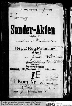 Anstellung der mittleren und unteren Beamten des Magistrats in Eberswalde