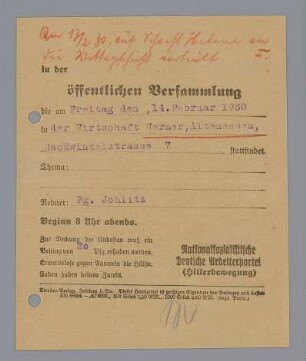 "Die unschuldig Schuldigen"