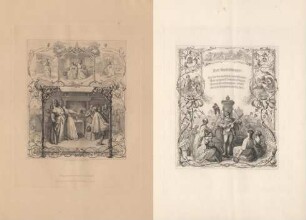Serie von zwei Illustrationen zu Gedichten Goethes sowie einer Illustration zu einem Gedicht von Karl Leberecht Immermann