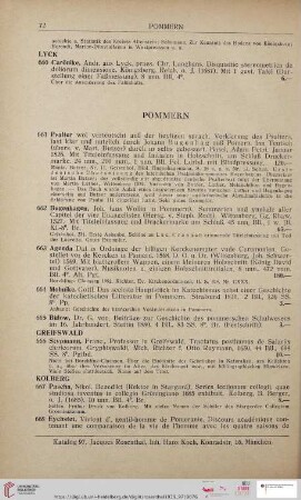 Pommern (Nr. 661 - 672)