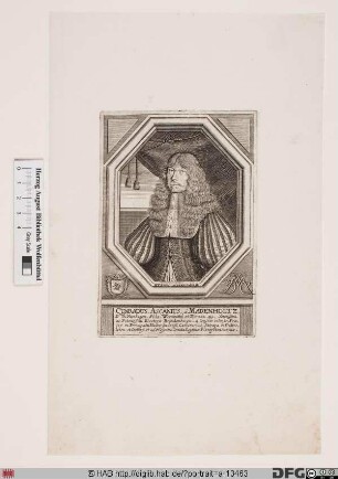 Bildnis Conrad Ascanius von Marenholtz (1667 Frhr.)