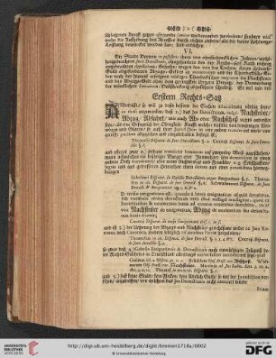 Erstern Rechts-Satz