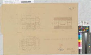 Baupläne für Unterkünfte der Bereitschaftspolizei Bork; Wohngebäude, Doppelwohnhaus, Sportplatzanlage, Schwimmbecken, Exerzierhalle, Schiess- und Kegelstand, Gärtnerische Gestaltung
